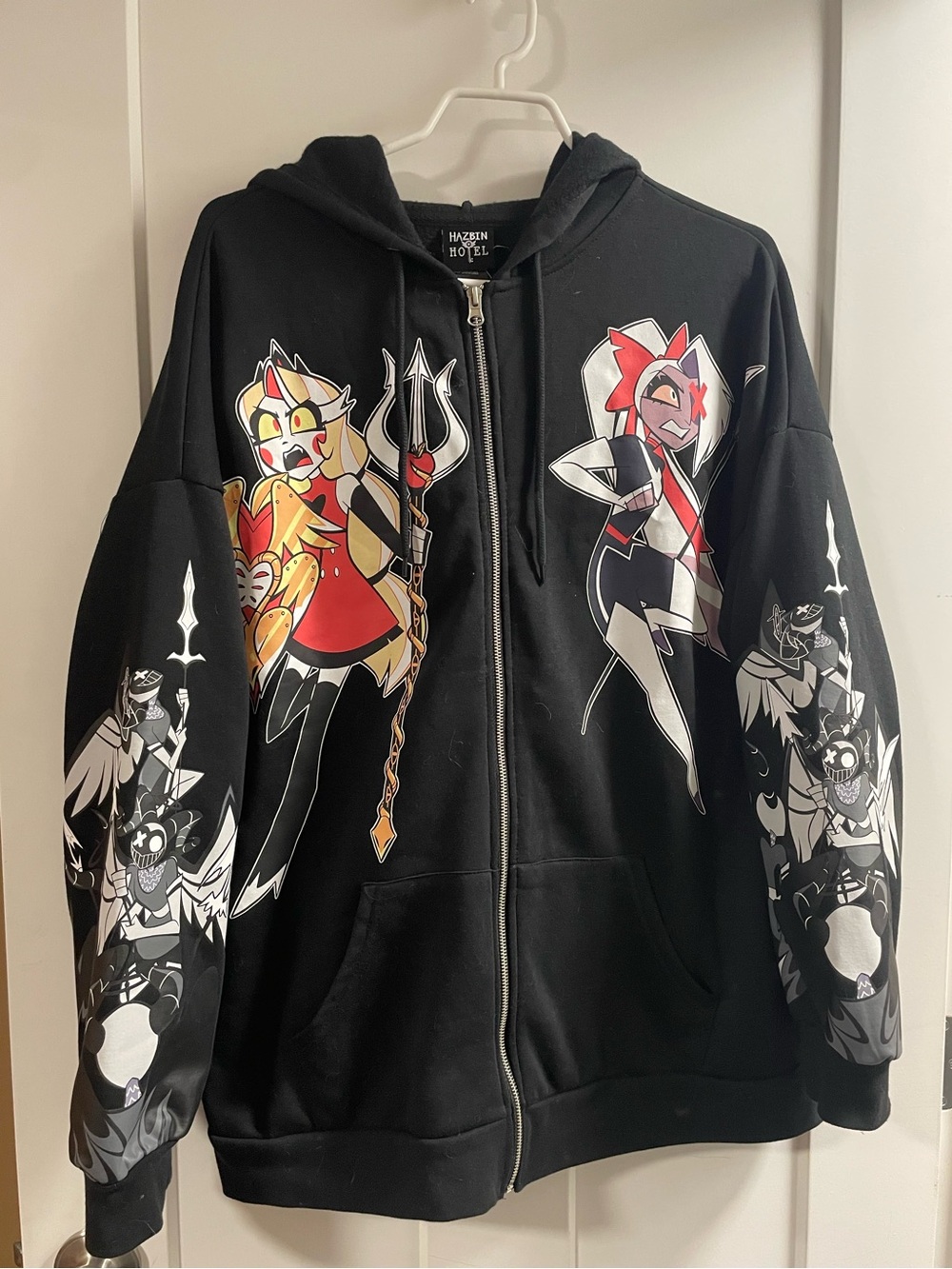 Hazbin Hotel Graphic Oversized Hoodie